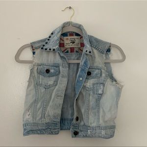Zara mini Jean  vest